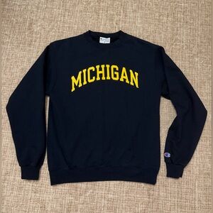 CHAMPION MICHIGAN CREWNECK SWEATER